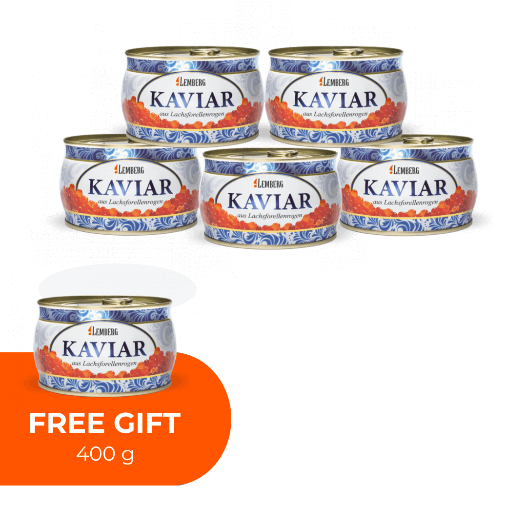 Postrvji kaviar, 400g, 5+1