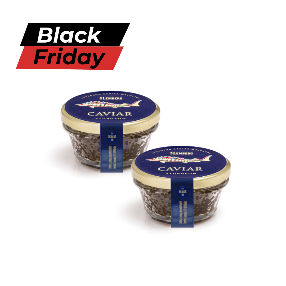 Siberian Sturgeon Caviar, 2 x 100g