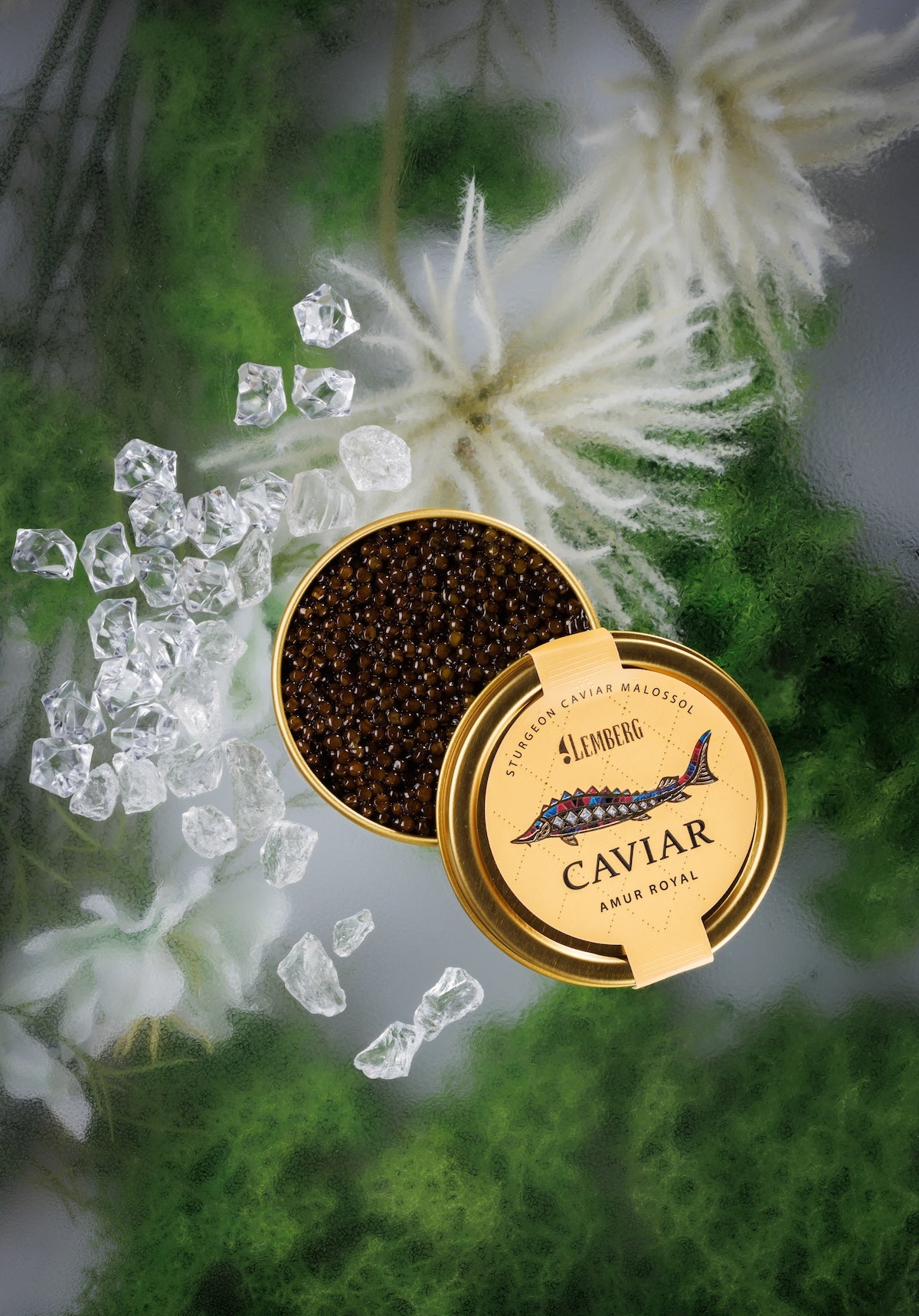 Jesetrov kaviar AMUR ROYAL, 2 x 100g