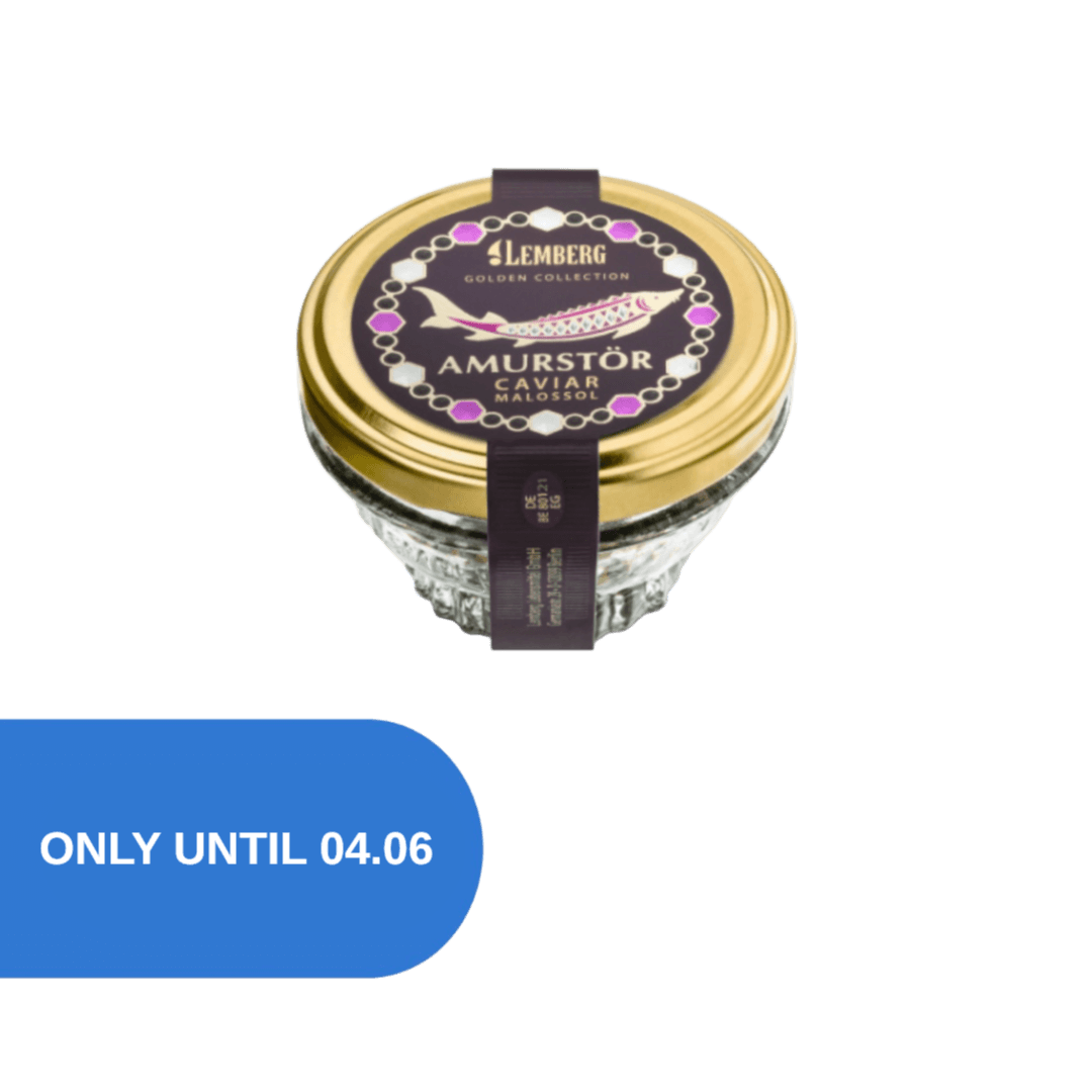 Kaviar amurskega jesetra, 50 g