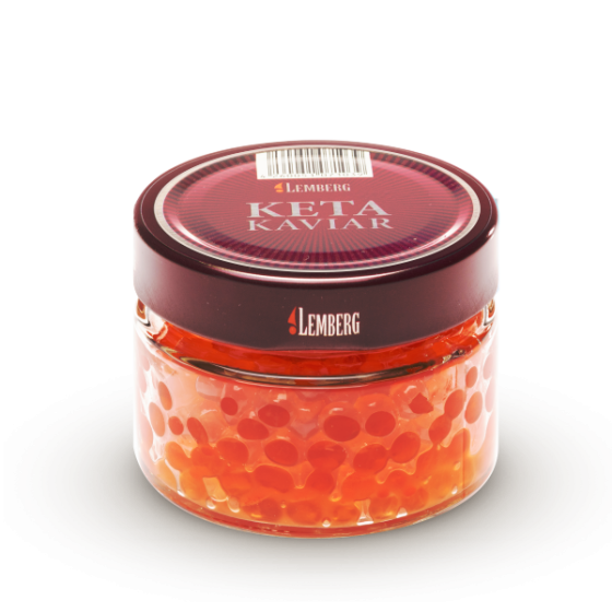 Kaviar iz lososa keta, 100g