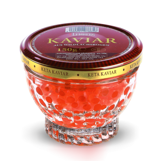 Kaviár z lososa keta, 150g