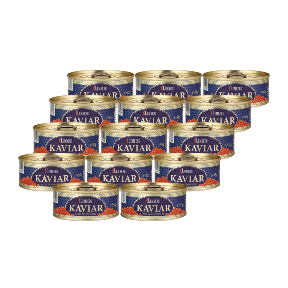 Kaviar iz rožnatega lososa, ALASKA GOLD, 14 x 95 g