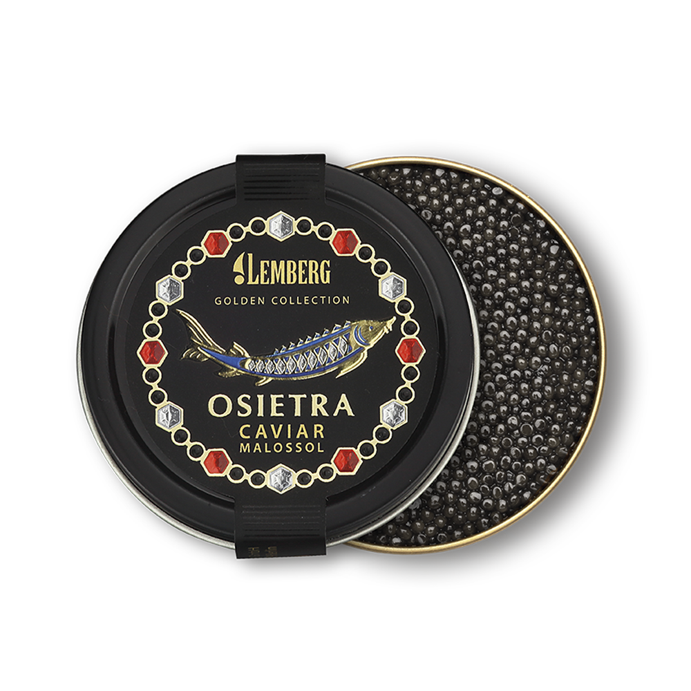 Jesetrov kaviar OSIETRA & AMUR ROYAL, 2 x 100g
