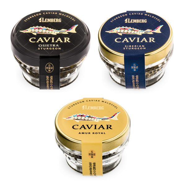 3 kaviarne dobrote, 3 x 30 g