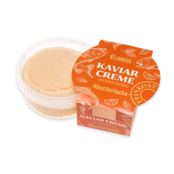 Kaviarjeva krema iz iker trske z dimljenim lososom, 150 g
